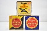(3 Full) Vintage Boxes Of Peters 12 Ga. Shells (Sells Together)