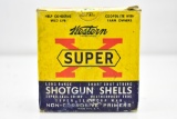 (1 Full) Vintage Box Of Western Super X 12 Ga. Shells