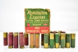(1 Empty) Vintage Remington Box & 24 Various Shells (Sells Together)