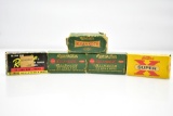 (2 Full/ 3 Partial) Vintage Boxes Of 22LR Bullets (Sells Together)