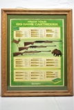 Early 1970's Framed Remington Store Display Poster