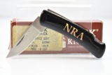 Vintage NRA Buck Knife With Box