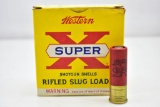 Partial Box Of Vintage Western Super X 12 Ga. Rifled Slugs (Sells Together)