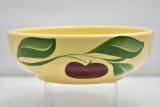 Early Watt Pottery #96 3-Leaf Apple Bowl 