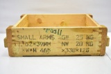 Wooden Military Small Arms Crate For 7.62X39mm Ammo