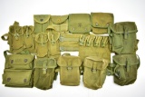 (11) Various WWII/ Korea Military Pouches (Sells Together)