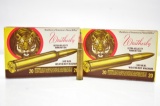 2 Boxes Of Weatherby 340 Cal. Magnum Ammo - Reloads - (40 Rounds)