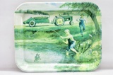 John Deere Metal Tray/ Wall Decoration - 