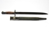 1942 WWII British Bayonet For SMLE Mk III rifle W/ Scabbard