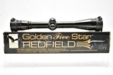 Redfield, Golden Five Star, 6X Scope W/ Box