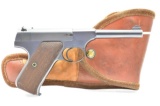 1940 Colt, Woodsman, 22 LR Cal., Semi-Auto W/ Holster