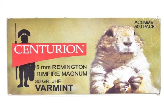 New Centurion Varmint, 5mm Rem Mag Ammo (500 Rounds)