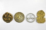 (4) WWII German Pins