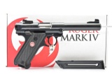 New Ruger, Mark IV Target, 22 LR Cal., Semi-Auto In Box W/ Extra Magazine