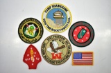 (6) U.S. Military Patches