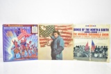 (3) Vintage U.S. Patriotic Records
