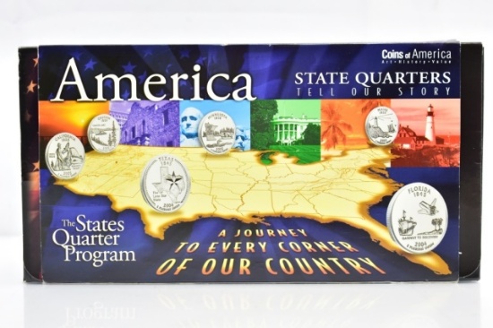 NIB, (100 Coins) "America State Quarters Program" Complete Set  1999-2008