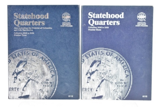 (72) Statehood Quarters In Books 2006-2009