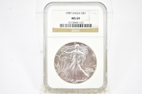 1987 One Ounce American Silver Eagle