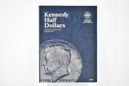 (36) Kennedy Half Dollars In Book 1986-2003