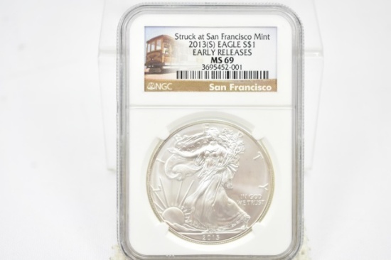 2013-S One Ounce American Silver Eagle