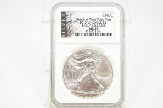 2015-W One Ounce American Silver Eagle