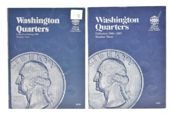 (86) Washington Quarters In Books 1965-2000 (2 Books)