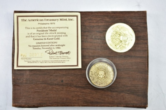 1980 24-Karat Gold, Limited Edition, Presidents' Metal