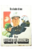 1967 Large Metal Marine Recruiting Sign (Double Sided)