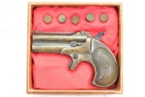 Circa 1910 Cased Remington, Model 95, 41 Short Cal., Double Barrel Pocket Pistol
