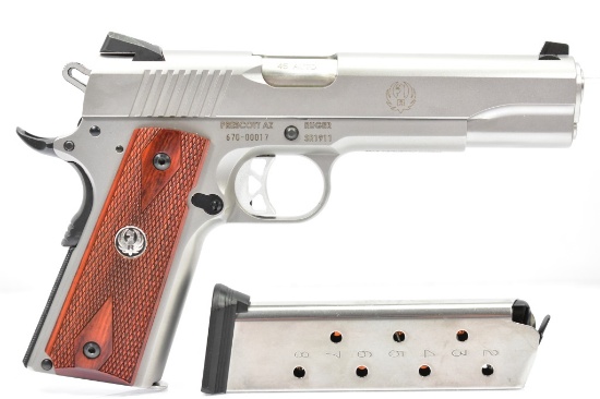 Ruger, Model SR1911, 45 ACP Cal., Semi-Auto, (W/ Case & Box), SN - 670-00017