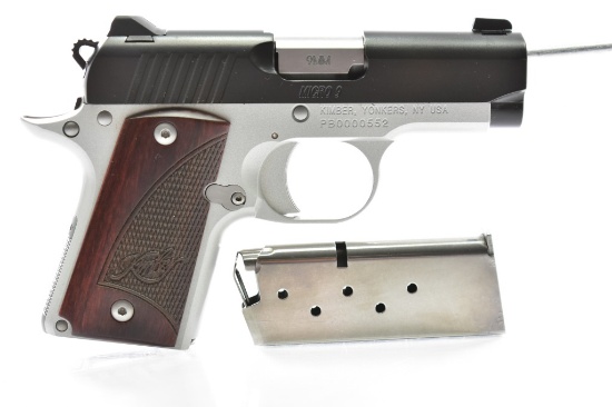 Kimber, Micro 9 "Rosewood", 9mm Luger Cal., Semi-Auto, (W/ Carry Case & Magazines), SN - PB0000552
