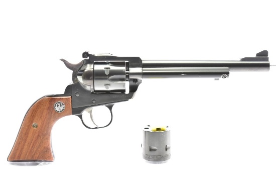 Ruger, New Model "Single Six", 22 LR & 22 Magnum Cal., Revolver (W/ Case) SN - 263-60297