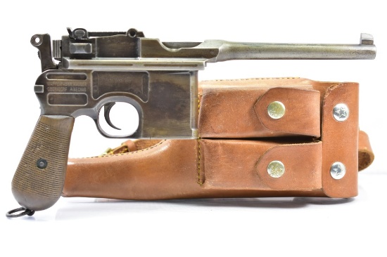 Mauser, Model 1896 "Broomhandle", 7.63mm Cal., Semi-Auto With Shoulder Holster, SN - 371465