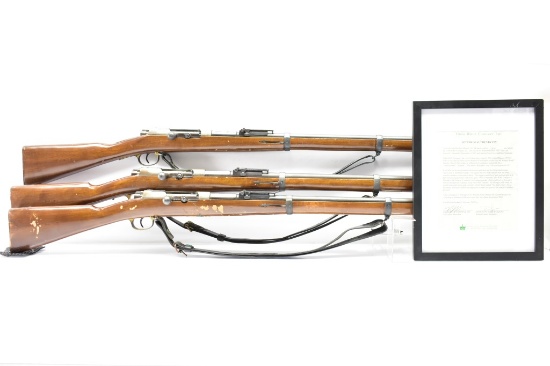(3) German, M1871/84, (Used In "The Last Samurai" Motion Picture) W/ Letters Of Authenticity