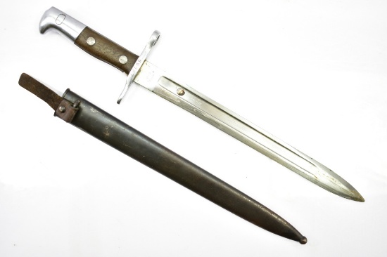 Swiss Schmidt-Rubin 1889/11 Bayonet With Scabbard