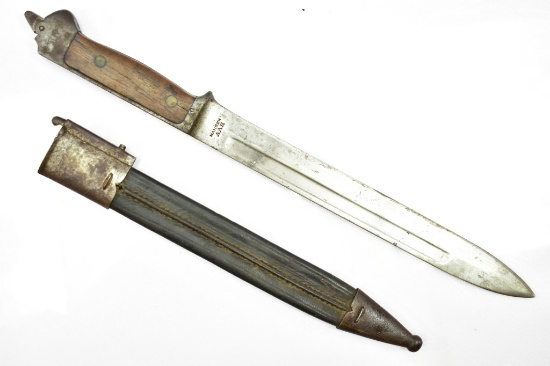 German/ Danish M1889 Knife Bayonet With Scabbard