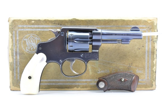 1948 Smith & Wesson, Model Of 1903 (Pre-30), 32 Long Cal., Revolver In Box W/ Grips, SN - 573763