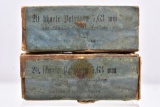 Original German 7.63mm Ammo & Stripper Clips W/ Boxes