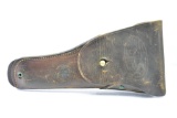 WWI U.S. AEF M1916 Leather Belt Holster For Colt M1911