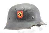 WWII German M33/ M34 Civic Police Helmet