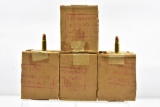 (7) Unopened Boxes Of original 7.62x25 Tokarev Polish Military Ammo