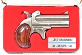 Cased American Derringer, 357 Mag. / 38 Spl. Cal., Over/ Under, SN - 110743