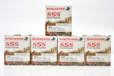 2,775-Rounds (5 Bricks) Of Winchester 22 LR Ammo, Copper Plated Hollow Point