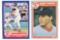 (2) 1985/ 1986 Roger Clemens - Includes ROOKIE - Boston Red Sox - Fleer #155/ #345
