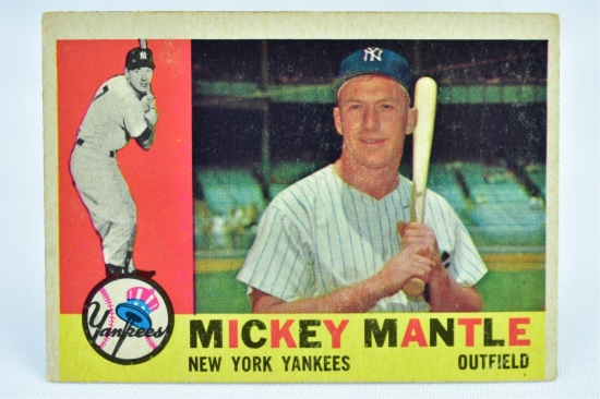 1960 Mickey Mantle - New York Yankees - Topps #350