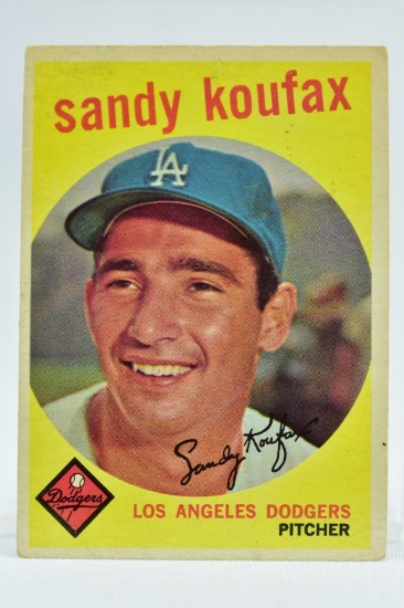 1959 Sandy Koufax - Los Angeles Dodgers - Topps #163