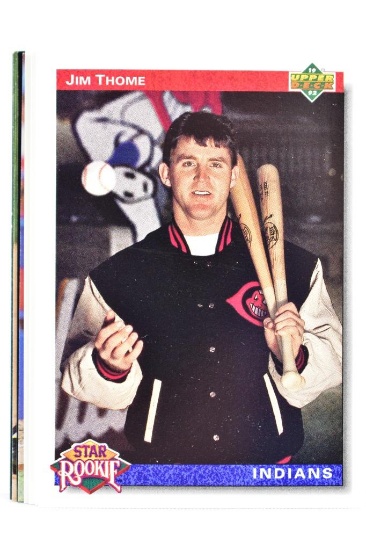 1992 & 1993 Jim Thome - Cleveland Indians  - 11 Total Cards (Sells Together)