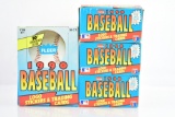 1990 Fleer Baseball - 4 CT Boxes - 36 Packs Per CT - 15 Per Pack - 2,160 Total Cards