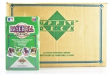 1990 Upper Deck Baseball -  Full Case - 20 CT Boxes - 36 Packs Per CT - 15 Per Pack - 10,800 Total